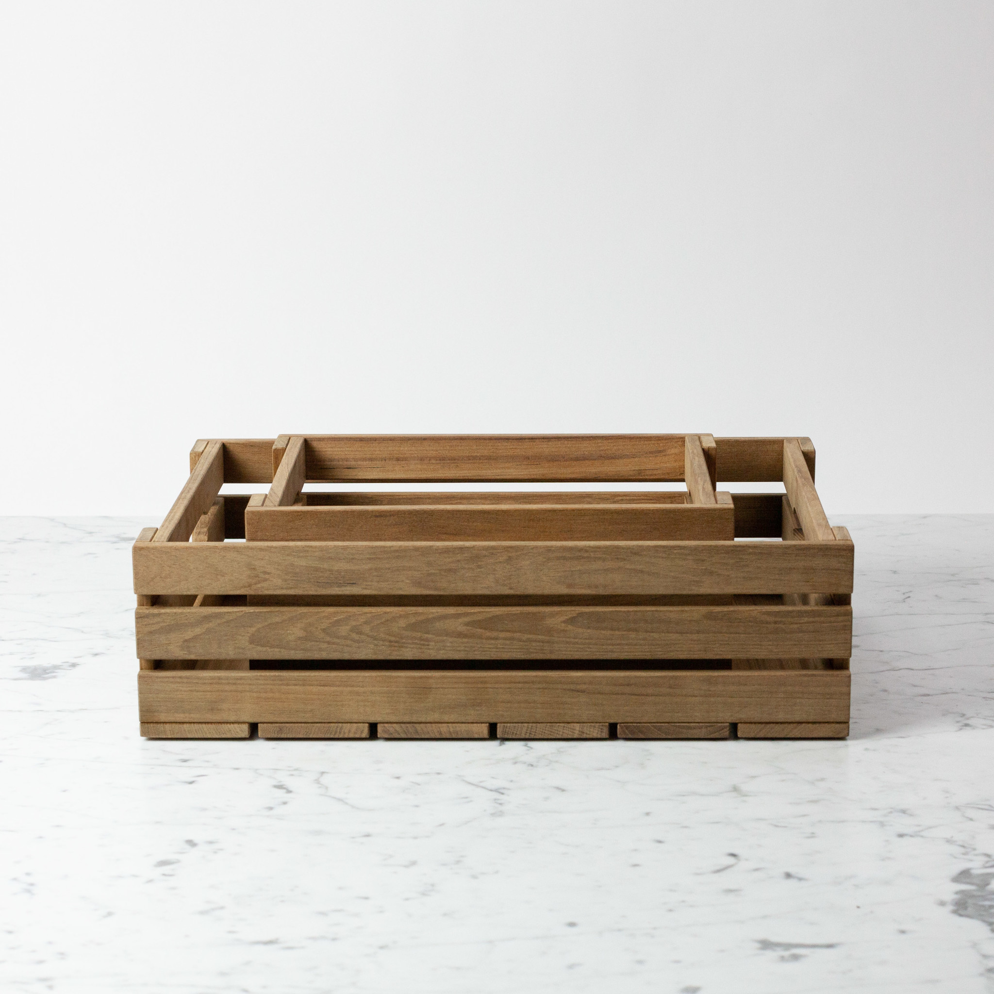 Skagerak Dania Low Teak Crate - Small - 12x8.75X5"