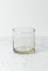 Henry Dean Henry Dean Handblown Cylinder Glass Vessel - Clear - 6"
