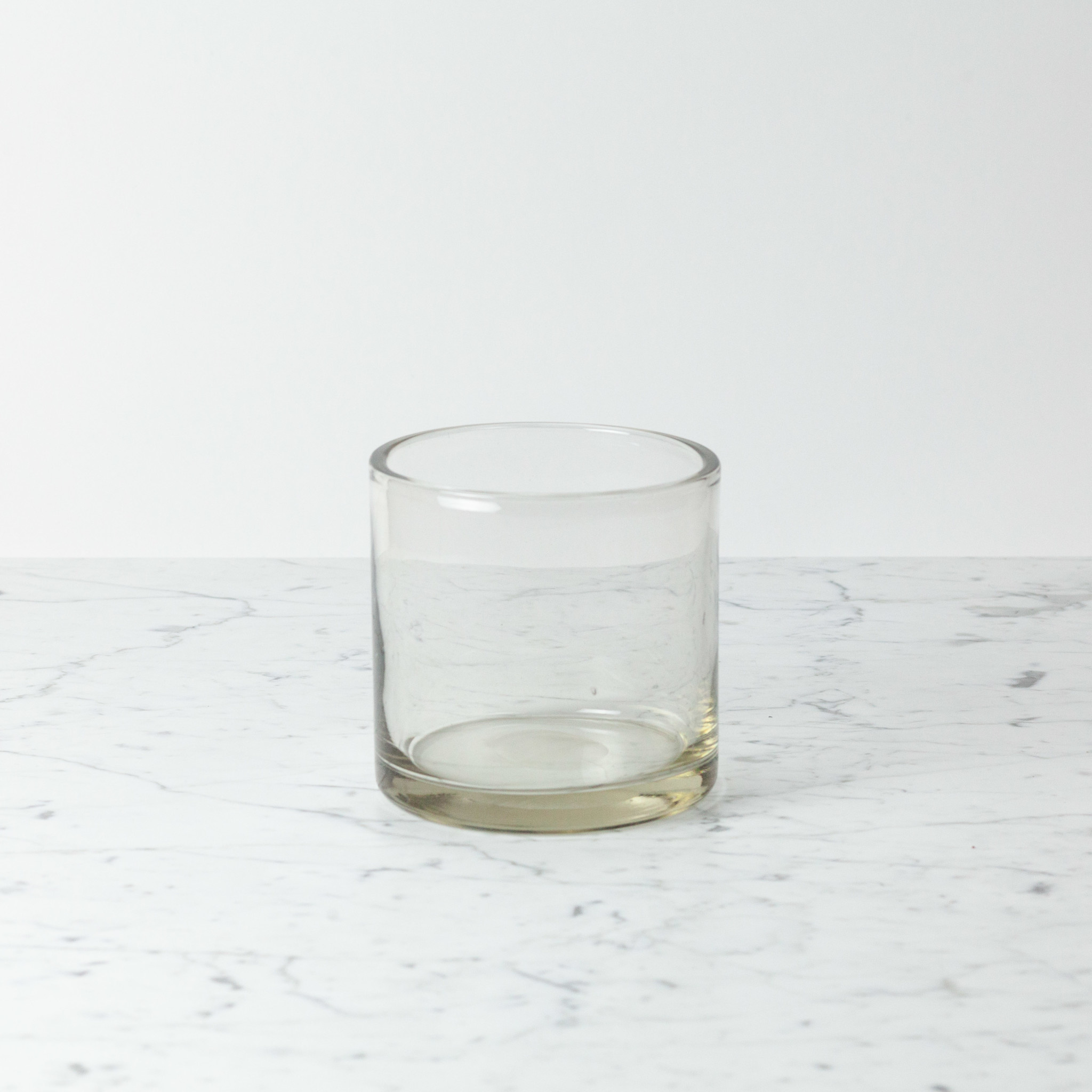 Henry Dean Henry Dean Handblown Cylinder Glass Vessel - Clear - 6"