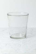 Belgian Handblown Tapered Elizabeth Vase - Clear Glass - 9"