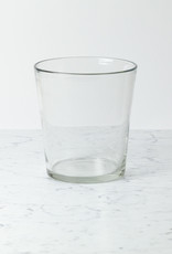 Henry Dean Belgian Handblown Tapered Elizabeth Vase - Clear Glass - 9.5"