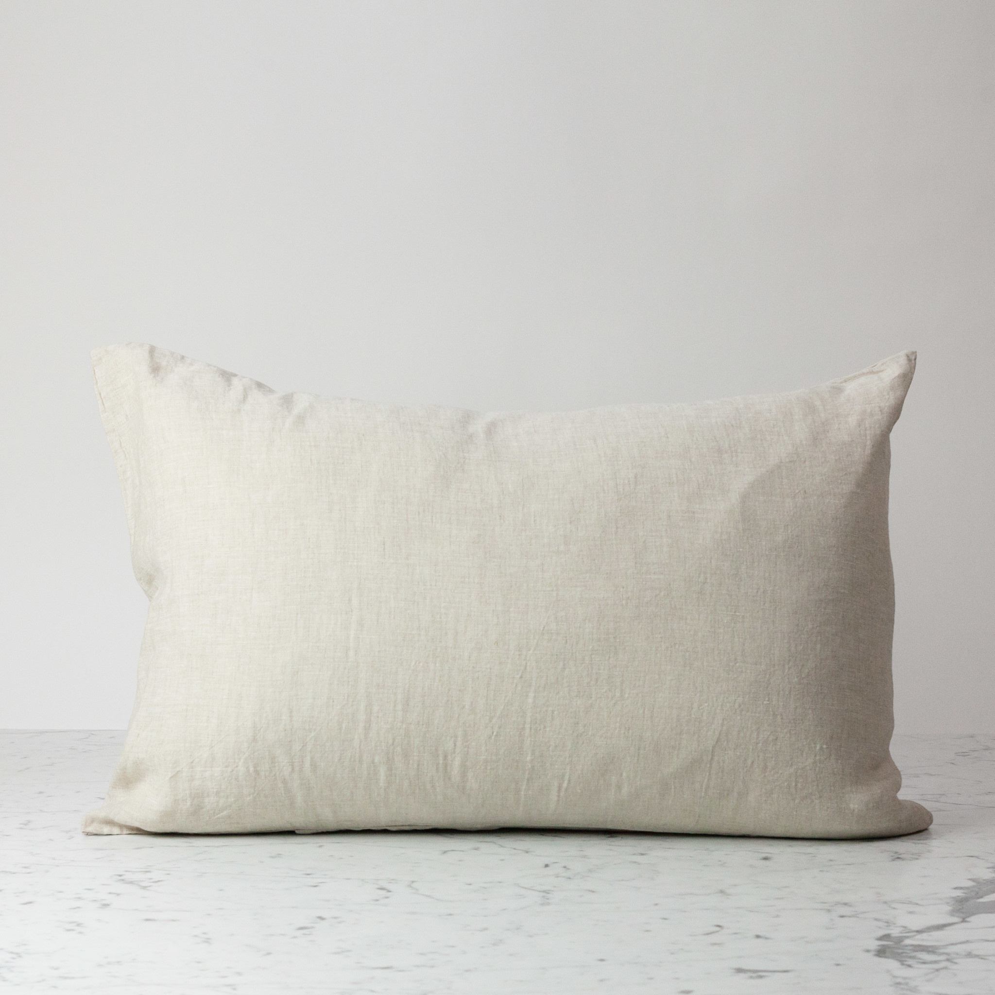 King - Natural - Linen Pillowcase with Envelope Closure