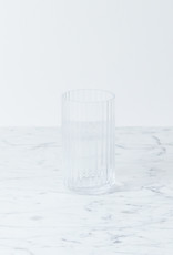 Lyngby Porcelain Lyngby Fluted Vase - 12 cm - Clear Glass