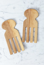 Olivewood Salad Tossing Hand Claws - 8"