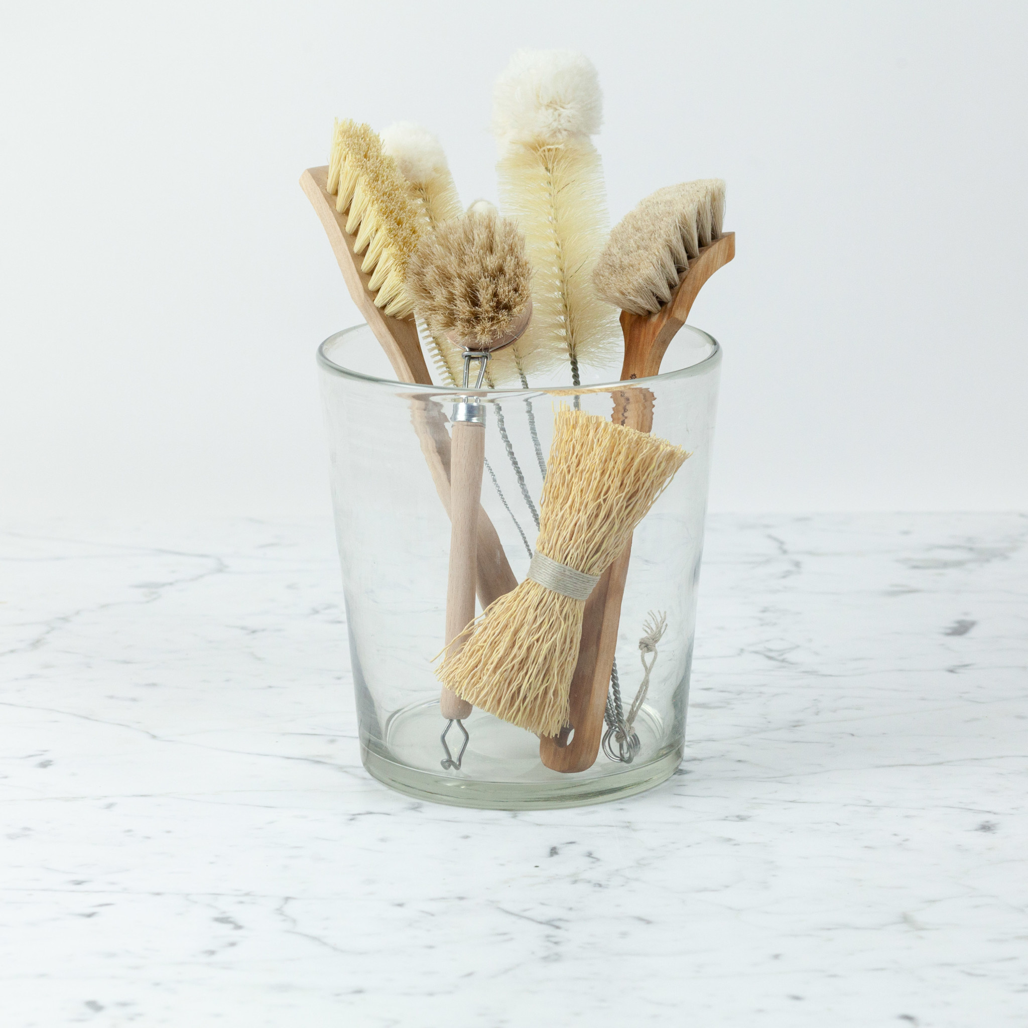 Henry Dean Henry Dean Handblown Tapered Spry Vase - Clear Glass - 7.5in
