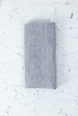 Thick Linen Chambray Towel Grey - 29.5 x 57"
