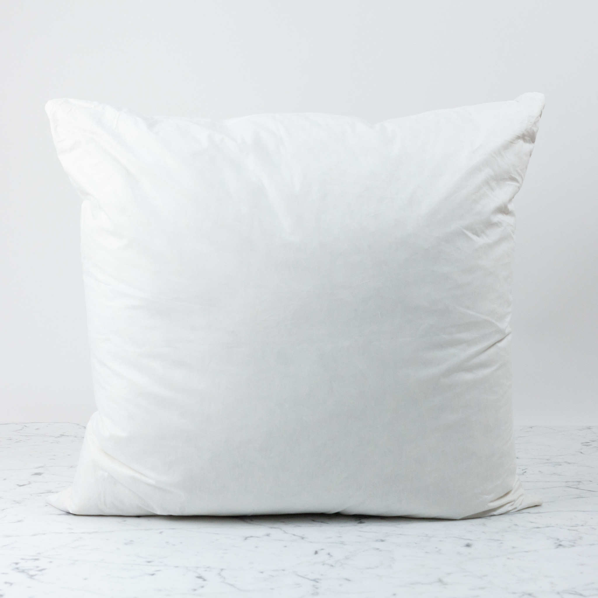 Down + Feather Pillow Insert ONLY - 26 x 26"