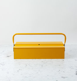 Metal Plus Italy Italian Single Layer Steel Tool Box - Yellow