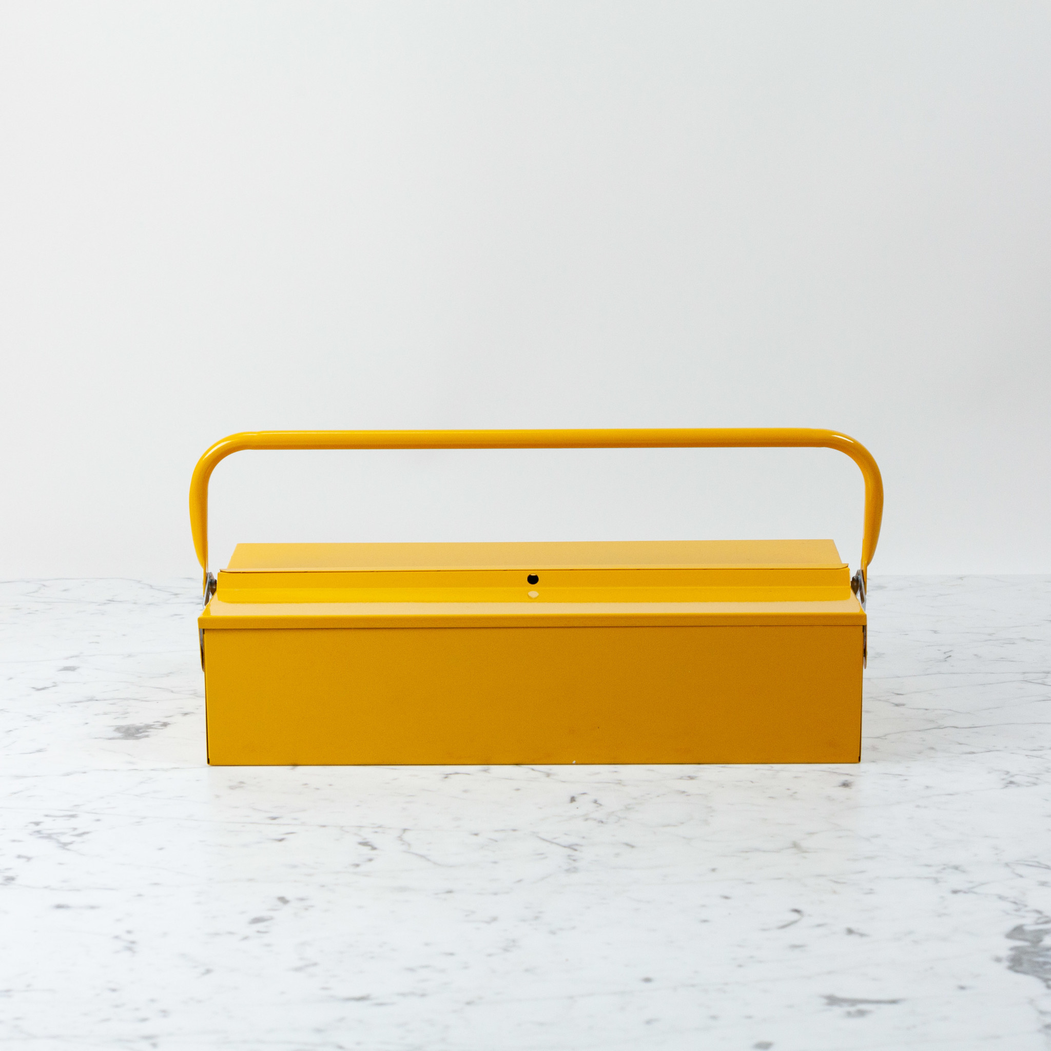 Metal Plus Italy Italian Single Layer Steel Tool Box - Yellow