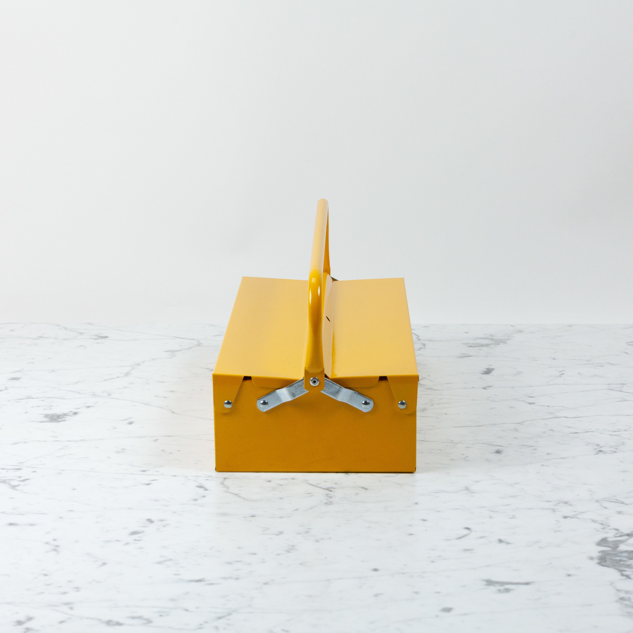 Metal Plus Italy Italian Single Layer Steel Tool Box - Yellow