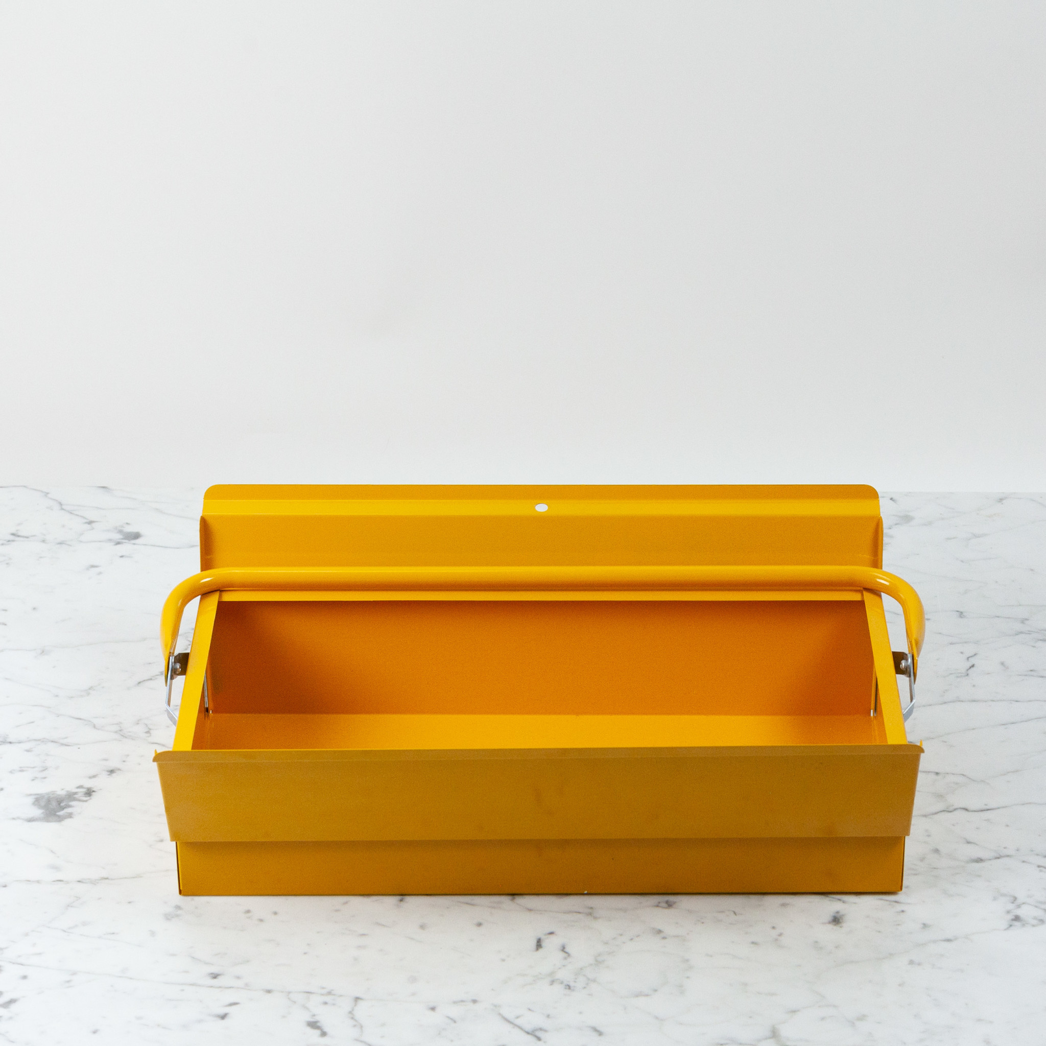 Italian Single Layer Steel Tool Box - Yellow