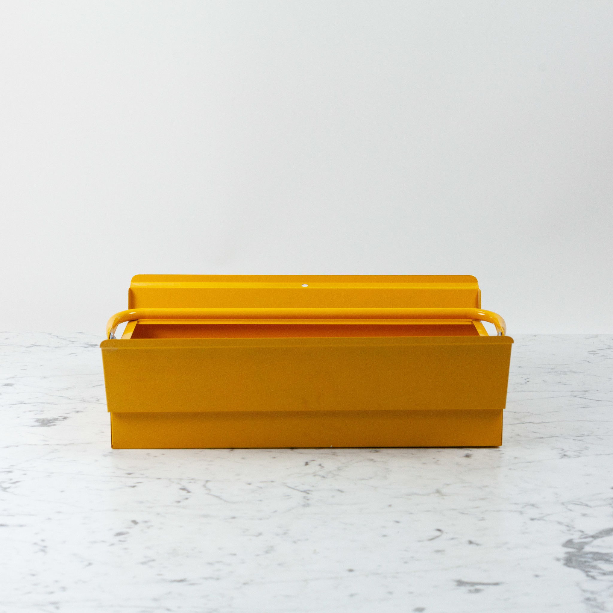 Metal Plus Italy Italian Single Layer Steel Tool Box - Yellow