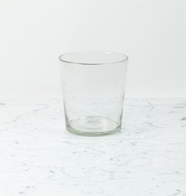 Henry Dean Belgian Handblown Tapered Spry Vase - Clear Glass - 7.5"