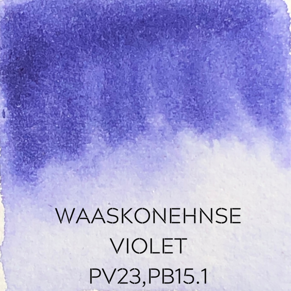 Beam Paints #43 Natural Pigment Handmade Watercolor Paintstones - Waaskonense Violet  - Individually Wrapped