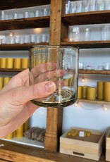 Handblown Mexican Recycled Straight Sided Rock Glass 12oz