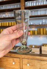 Handblown Mexican Recycled Mexican Cone Port Glass 6"