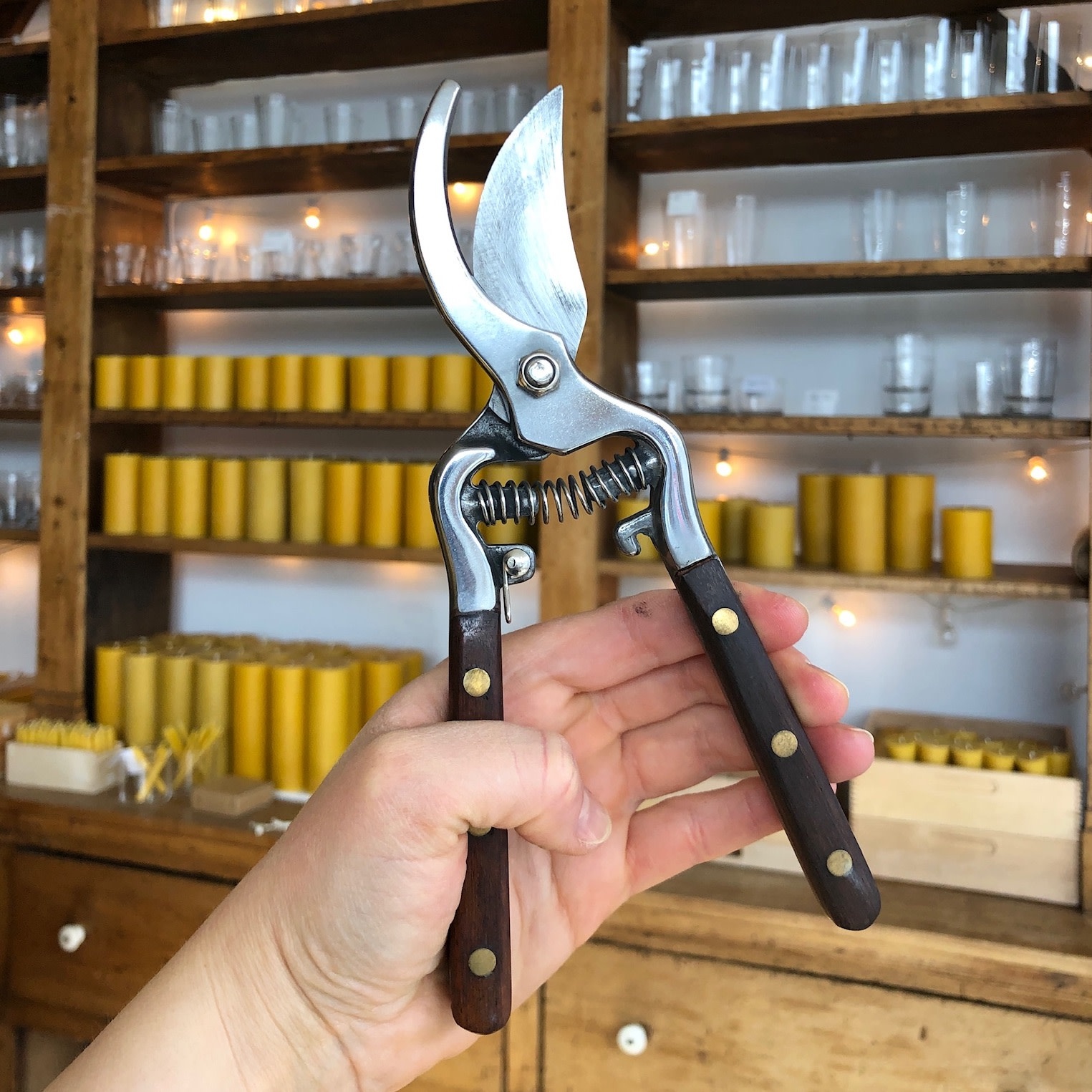 Thai Garden Shears with Wood Handles