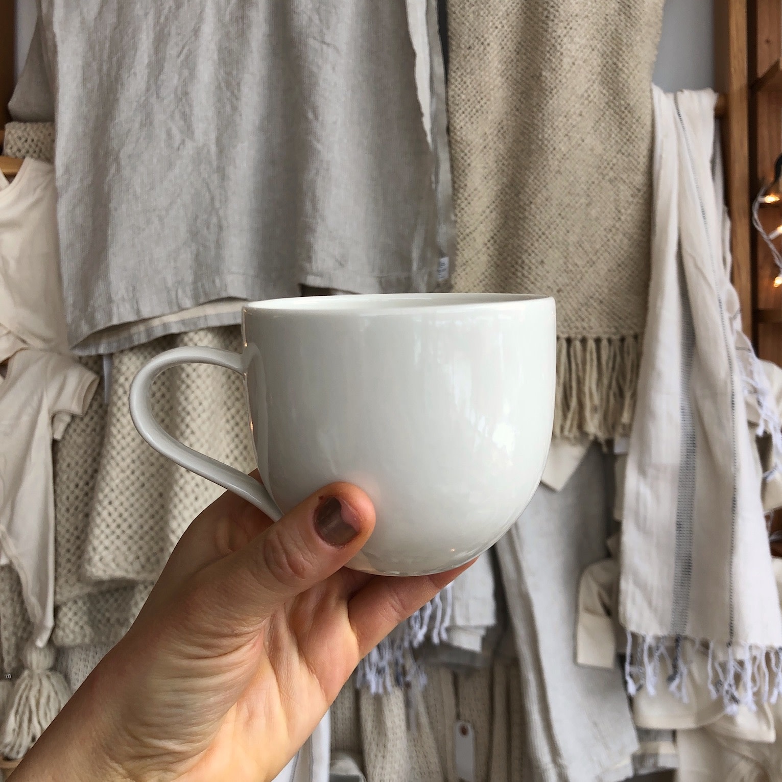 John Julian John Julian Plain Porcelain Simple Mug