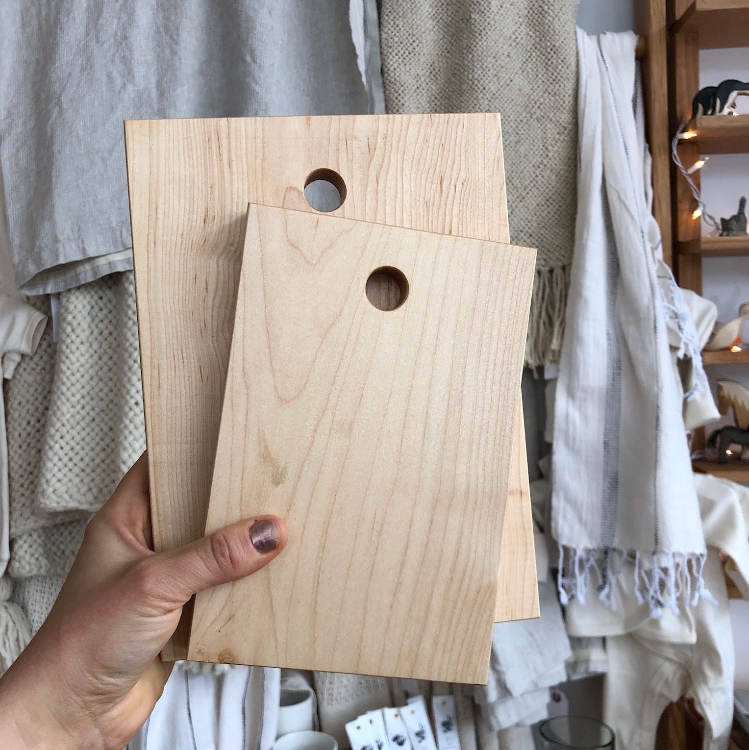 The Foundry Home Goods Foundry Maple Cutting Board - Snack Size - 5 x 8"