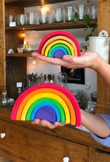 Grimm's Toys Grimm's Rainbow Large 6 Piece Set 6.5in