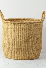 Grass Hamper Basket with Double Handles - Small - 16"