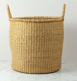 Grass Hamper Basket with Double Handles  - Large - 17"