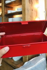 Toyo Steel Company Ltd Japanese Steel Tool Box - Red - 8"