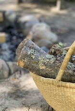 Bolga Baskets Natural Grass Bolga Shopper Basket with Handle - 15" x 18"