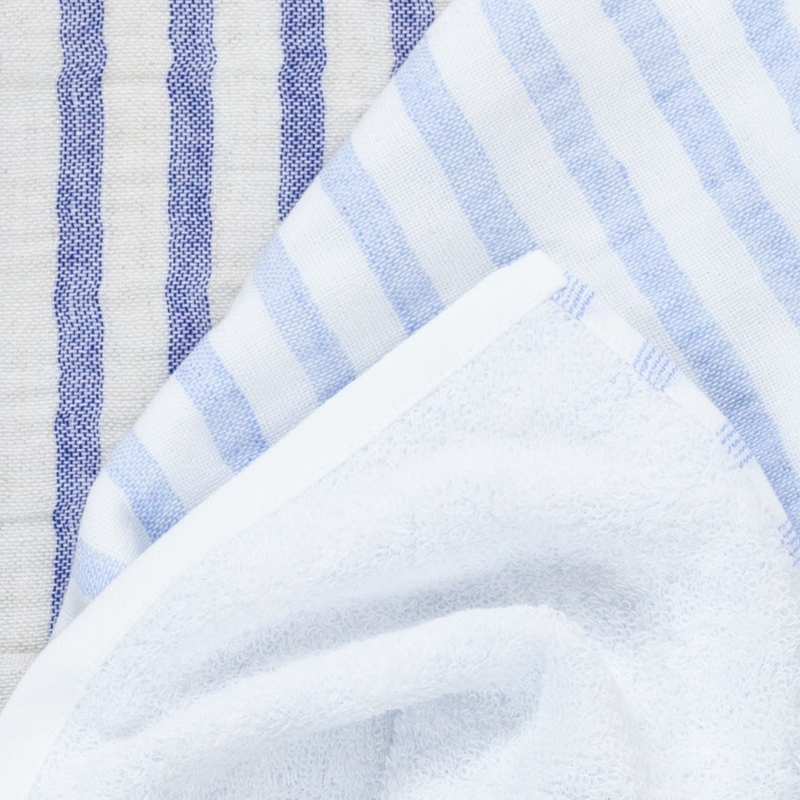 Linen Border Striped Bath Towel Navy The Foundry Home Goods