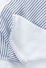 Navy Breton Shirt StripeTowel - Mini Towel Washcloth