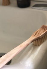 Iris Hantverk Swedish Long Handle Dish Brush - Stiff Tampico Bristles