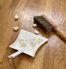 Children's Hand Broom with Horsehair Bristles - 8"