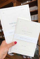 Simple Danish Monthly Planner Notebook - 7x10"