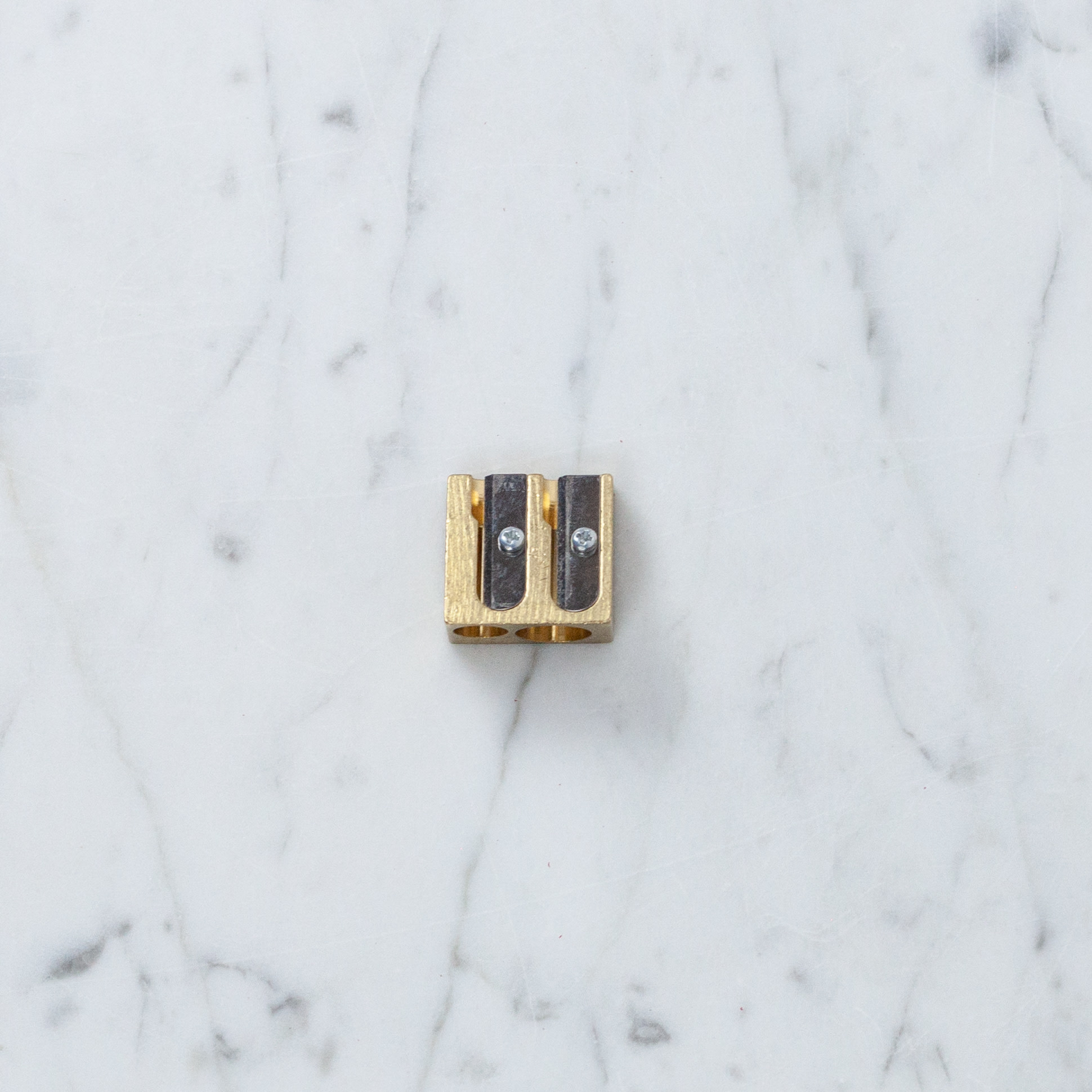 DUX Germany DUX Brass Wedge Double Pencil Sharpener