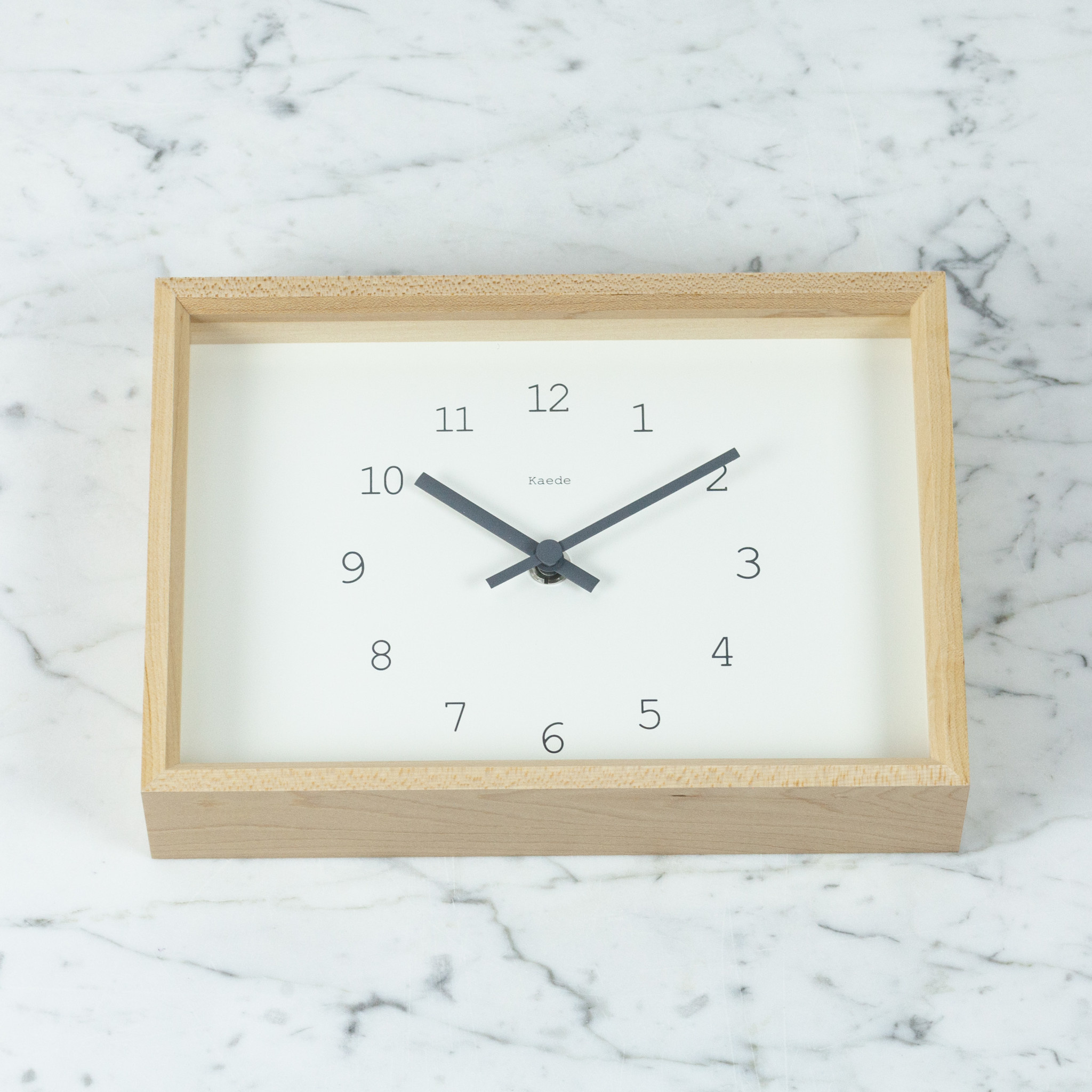 Lemnos Clocks Kaede Clock - White