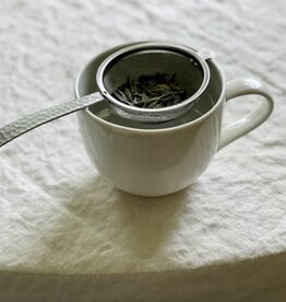 Wasabi Flatware Hammered Stainless Steel Tea Strainer