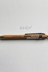 Sierra Wooden Needle Point Pen - Short - Natural