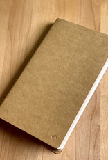 Traveler's Company Spiral Ring Kraft Notebook - A5 Slim - Blank - 100 Sheets