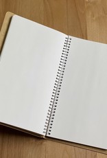 Traveler's Company Spiral Ring Kraft Notebook - A5 Slim - Blank - 100 Sheets