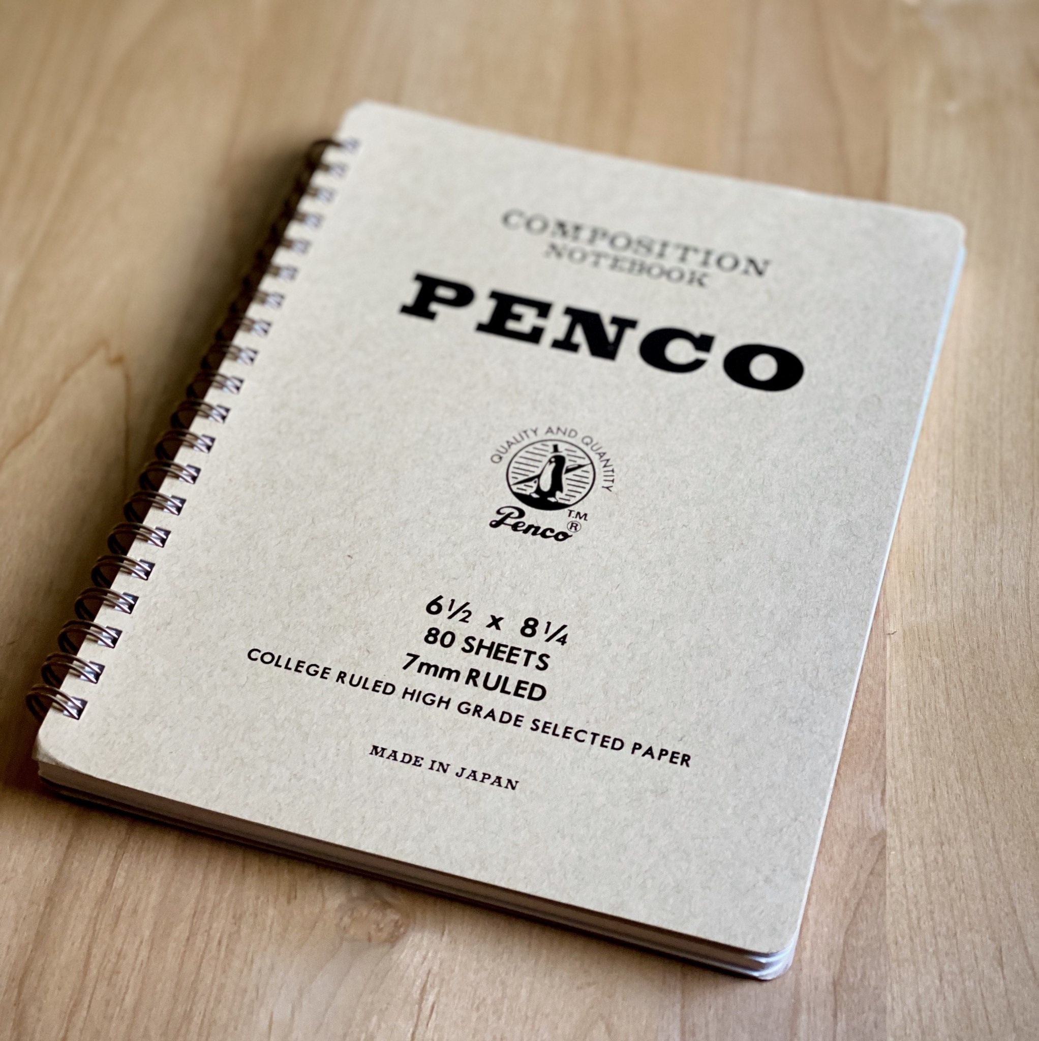 Penco Penco Spiral Notebook - 6.5 x 8.25"