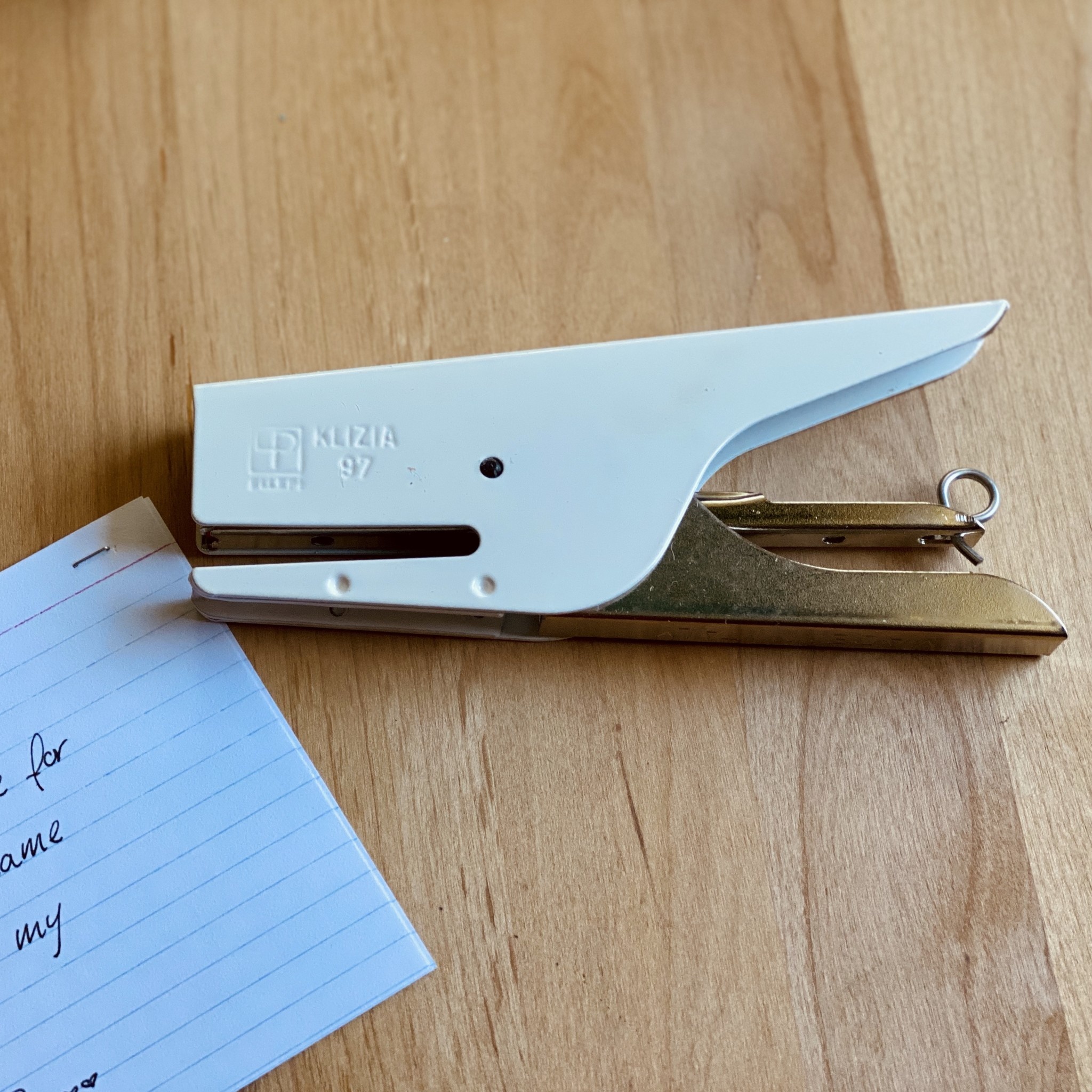 Ellepi Klizia 97 Italian Stapler - White