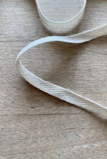 The Foundry Home Goods Foundry's Signature Ivory Cotton Ribbon 1/4" Wide- Sold Per Yard