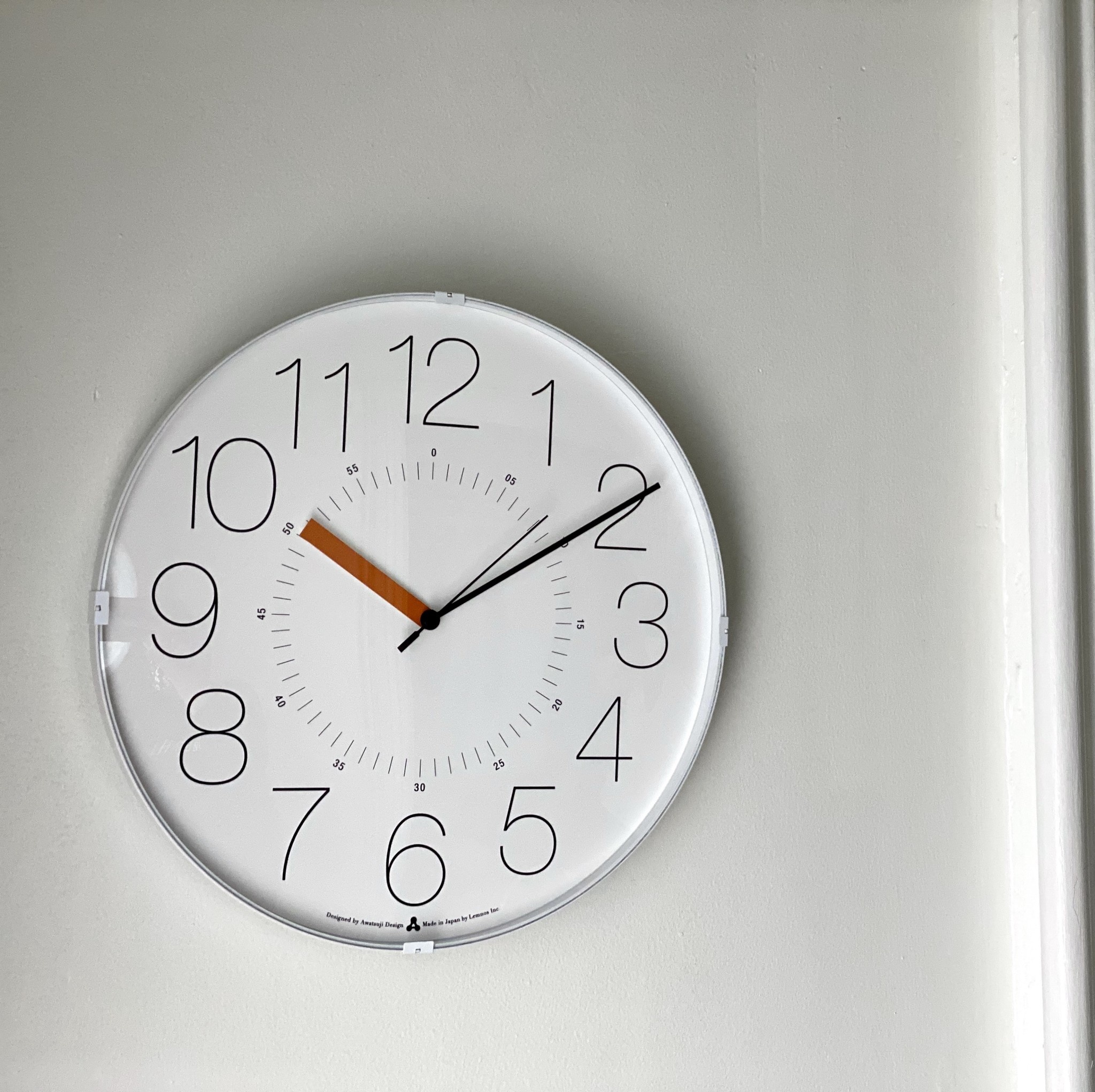 Lemnos Clocks Cara Wall Clock - White