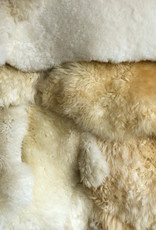 Natural White Rustic Sheepskin