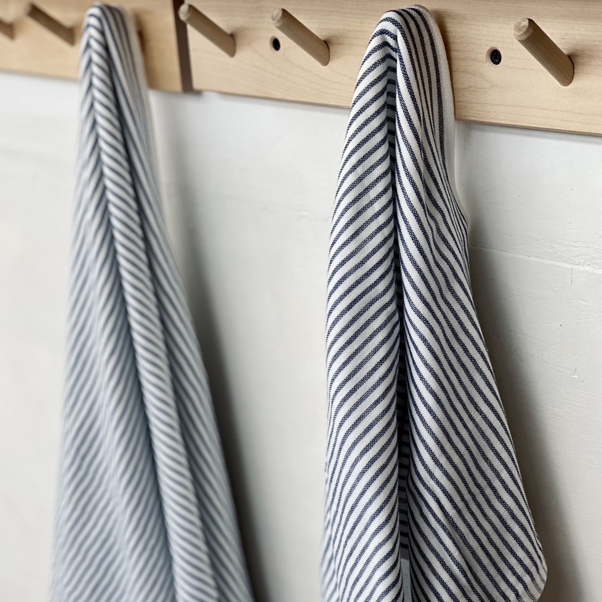 Navy Breton Shirt StripeTowel - Hand