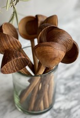 Kenyan Wild Olivewood Round Coffee Scoop - 6.5"