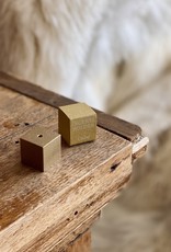 Sumitani Saburo Shoten Cube Incense Holder - Brass