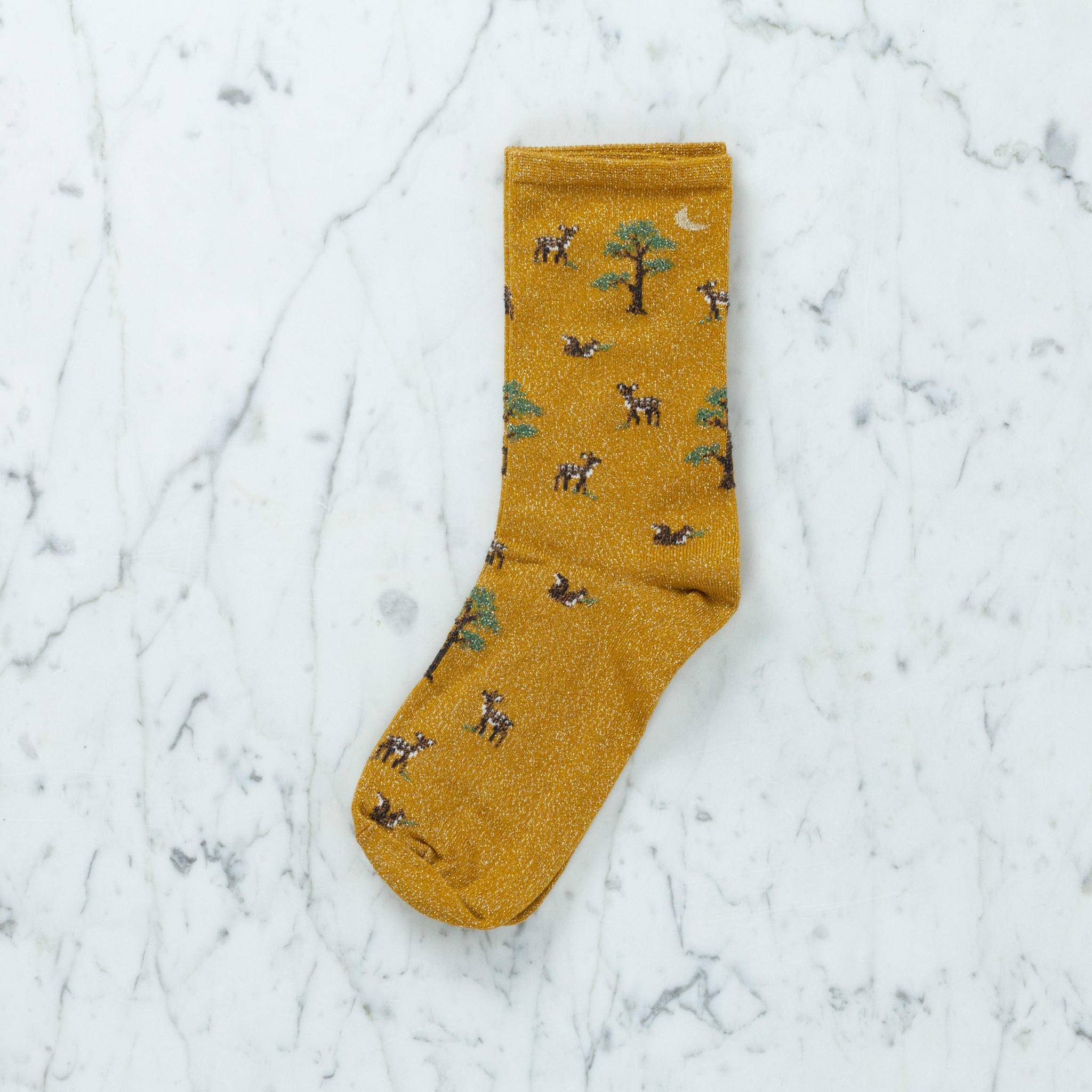 orange baby socks