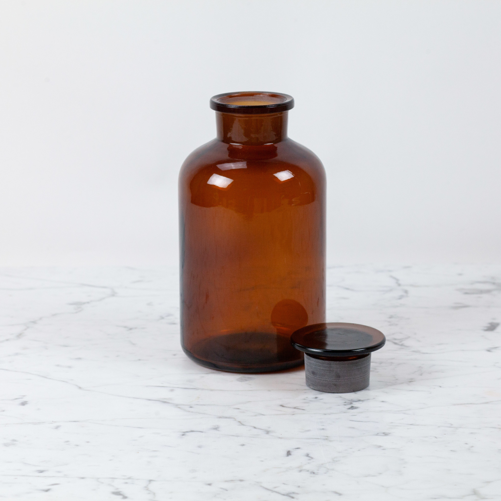 Amber Apothecary Bottle - Extra Large - 2 Liter
