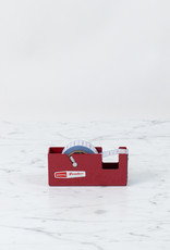Small Desktop Tape Dispenser - Red